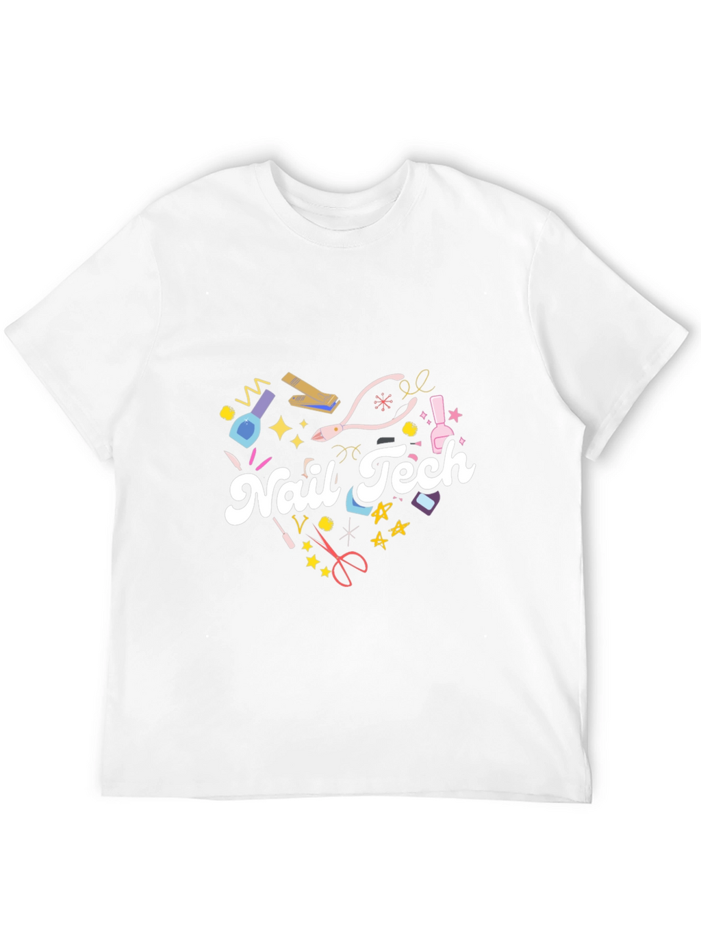 Nail Tech Heart T-Shirt - Salon Apparel
