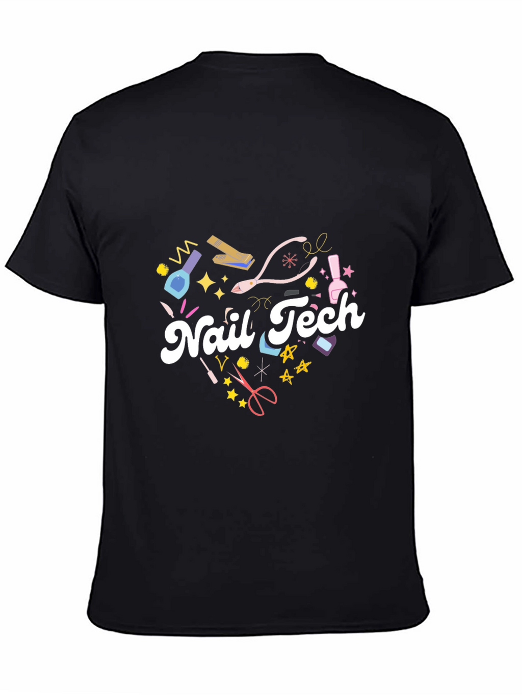 Nail Tech Heart T-Shirt - Salon Apparel