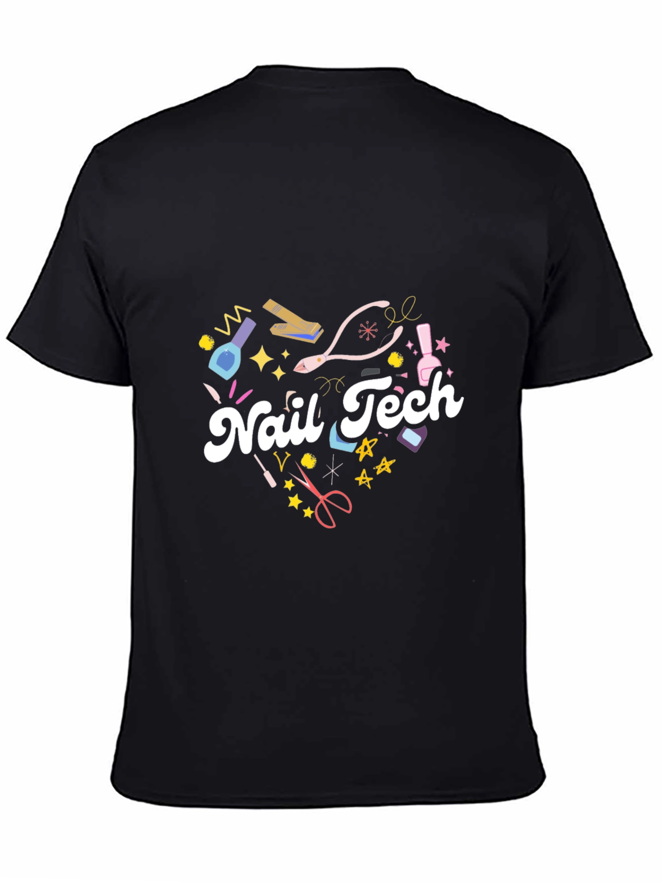 Nail Tech Heart T-Shirt - Salon Apparel