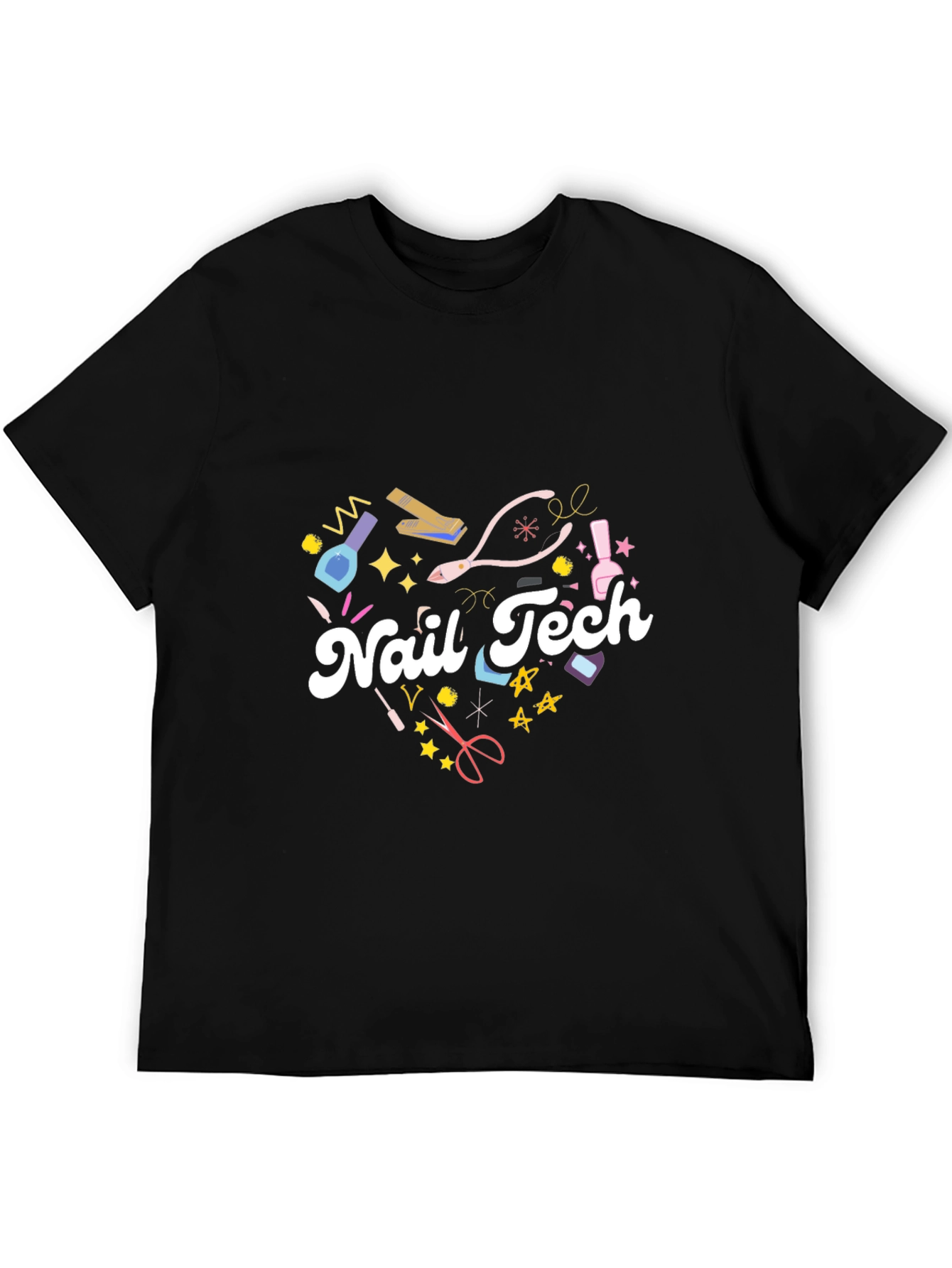 Nail Tech Heart T-Shirt - Salon Apparel