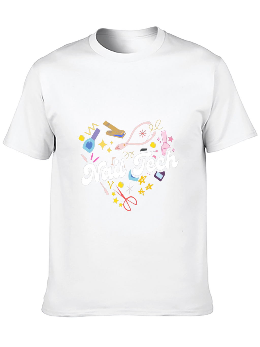 Nail Tech Heart T-Shirt - Salon Apparel