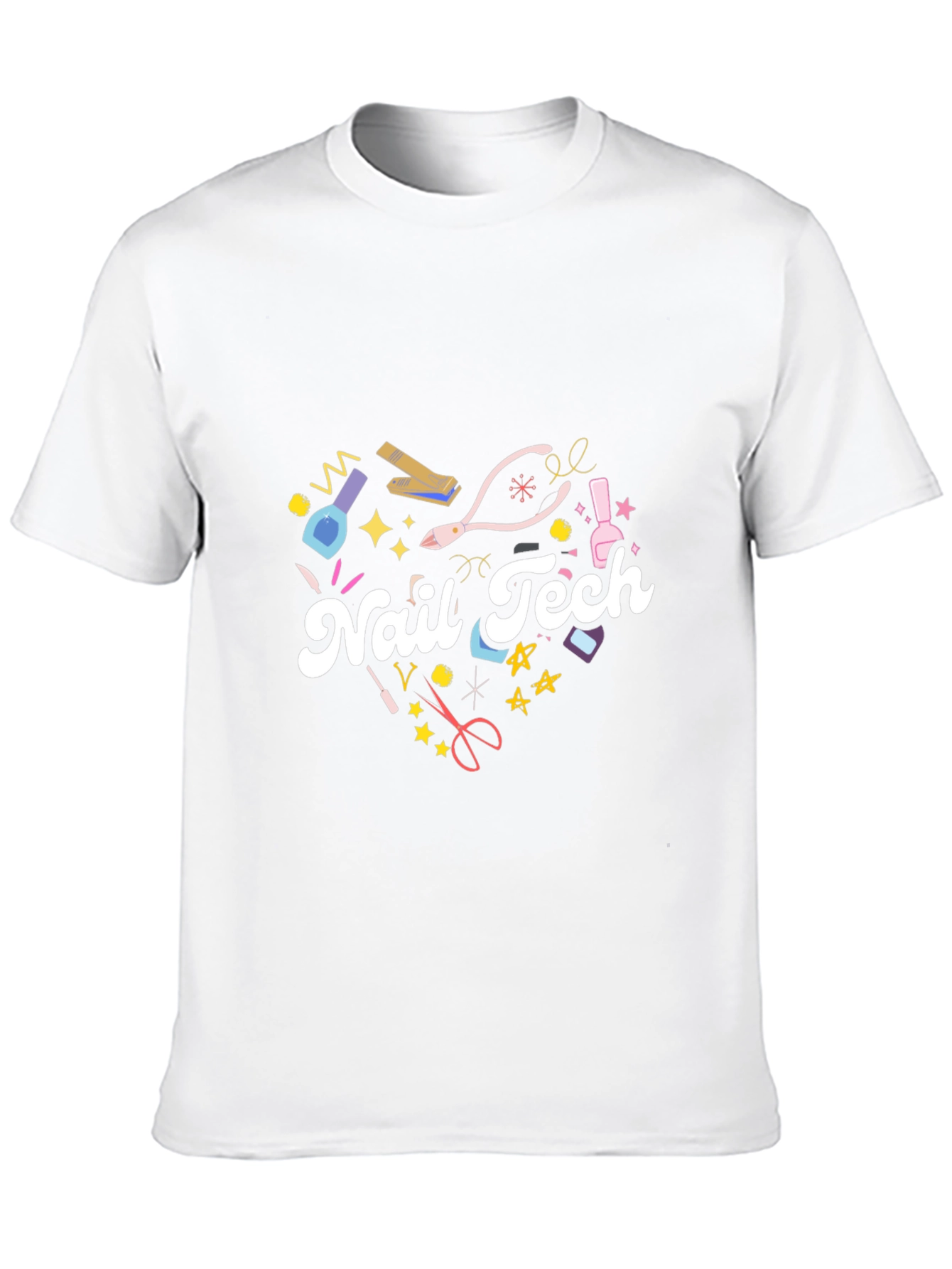 Nail Tech Heart T-Shirt - Salon Apparel