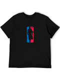 Mandalorian NBA Logo Black T-Shirt