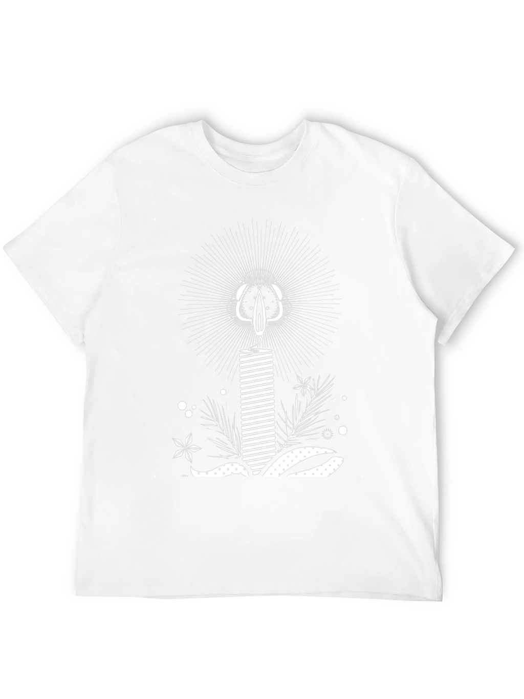 Candle Graphic Tee - Black