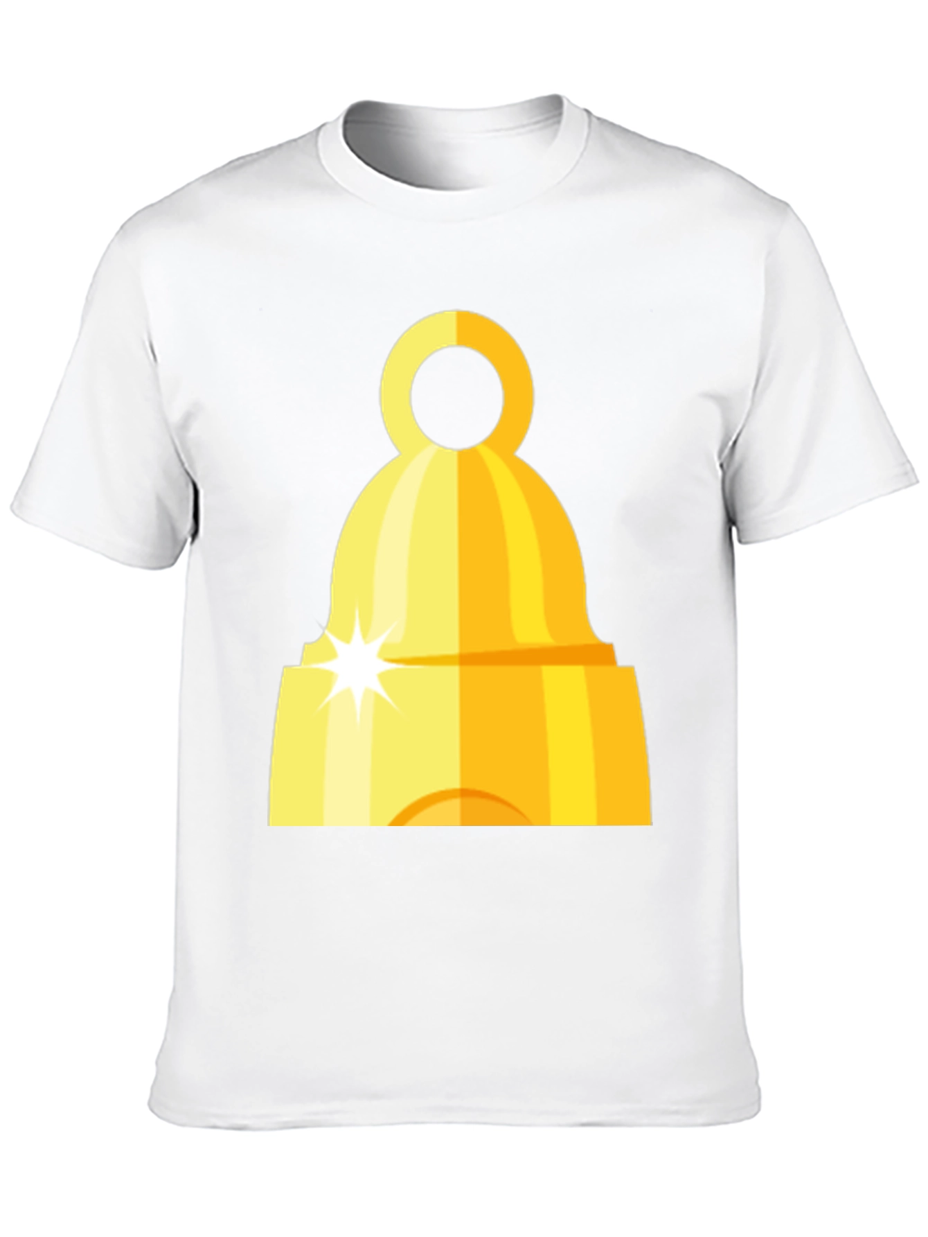 Golden Bell Graphic Tee - Classic Black T-Shirt