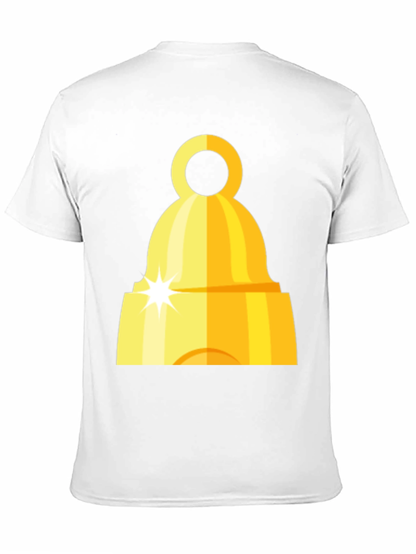 Golden Bell Graphic Tee - Classic Black T-Shirt