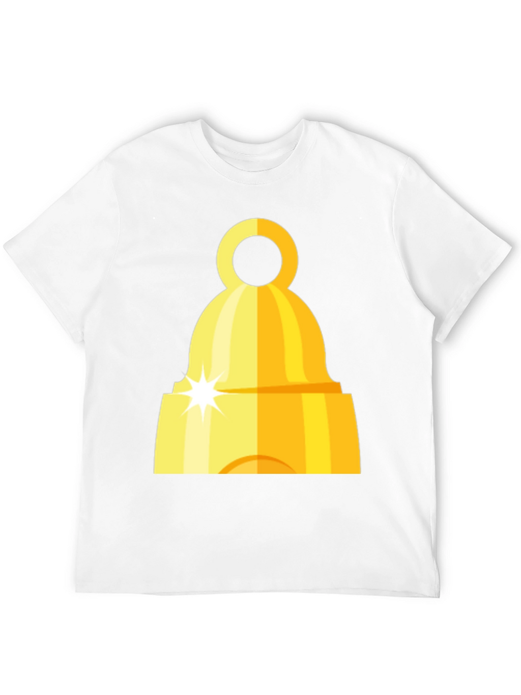Golden Bell Graphic Tee - Classic Black T-Shirt