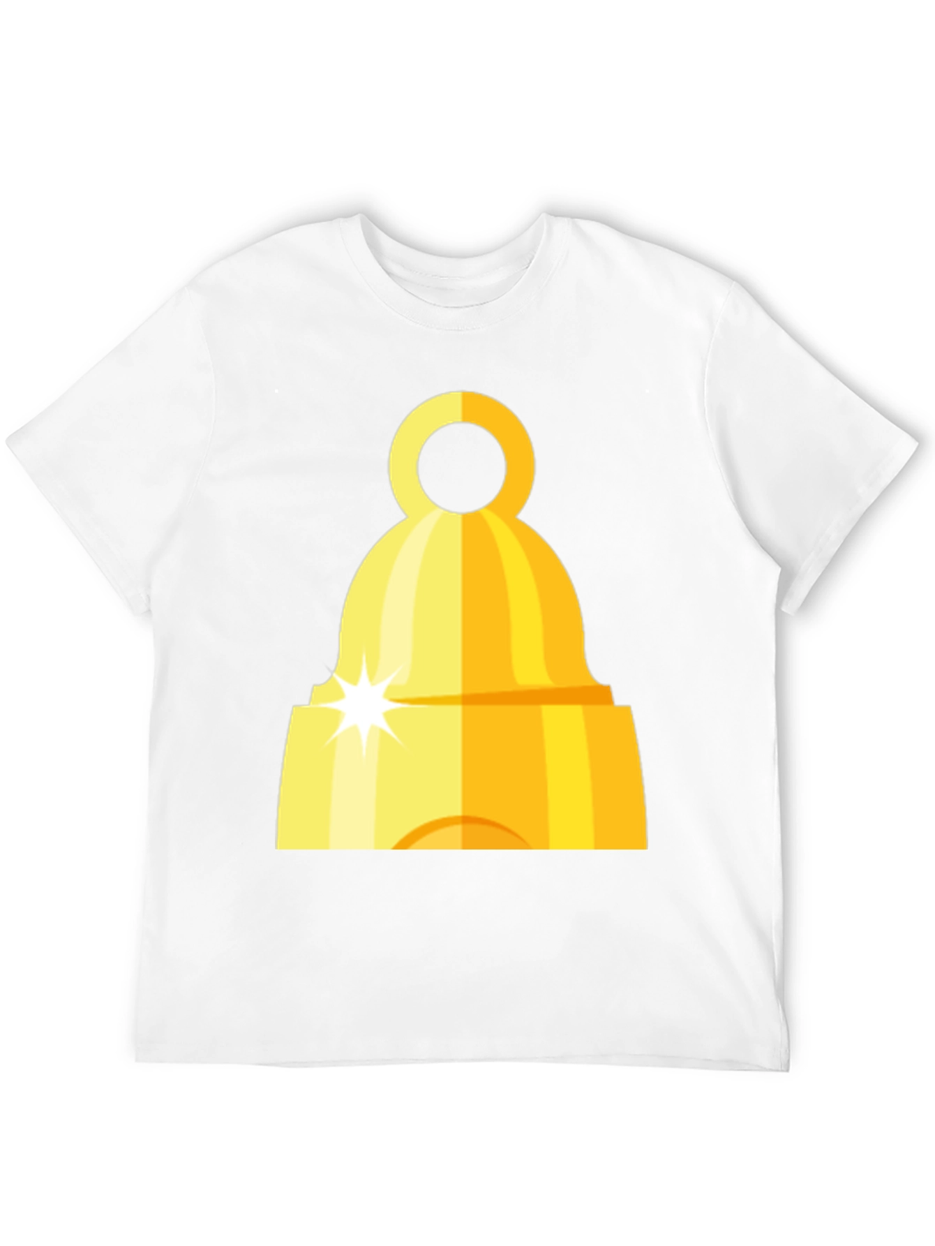 Golden Bell Graphic Tee - Classic Black T-Shirt