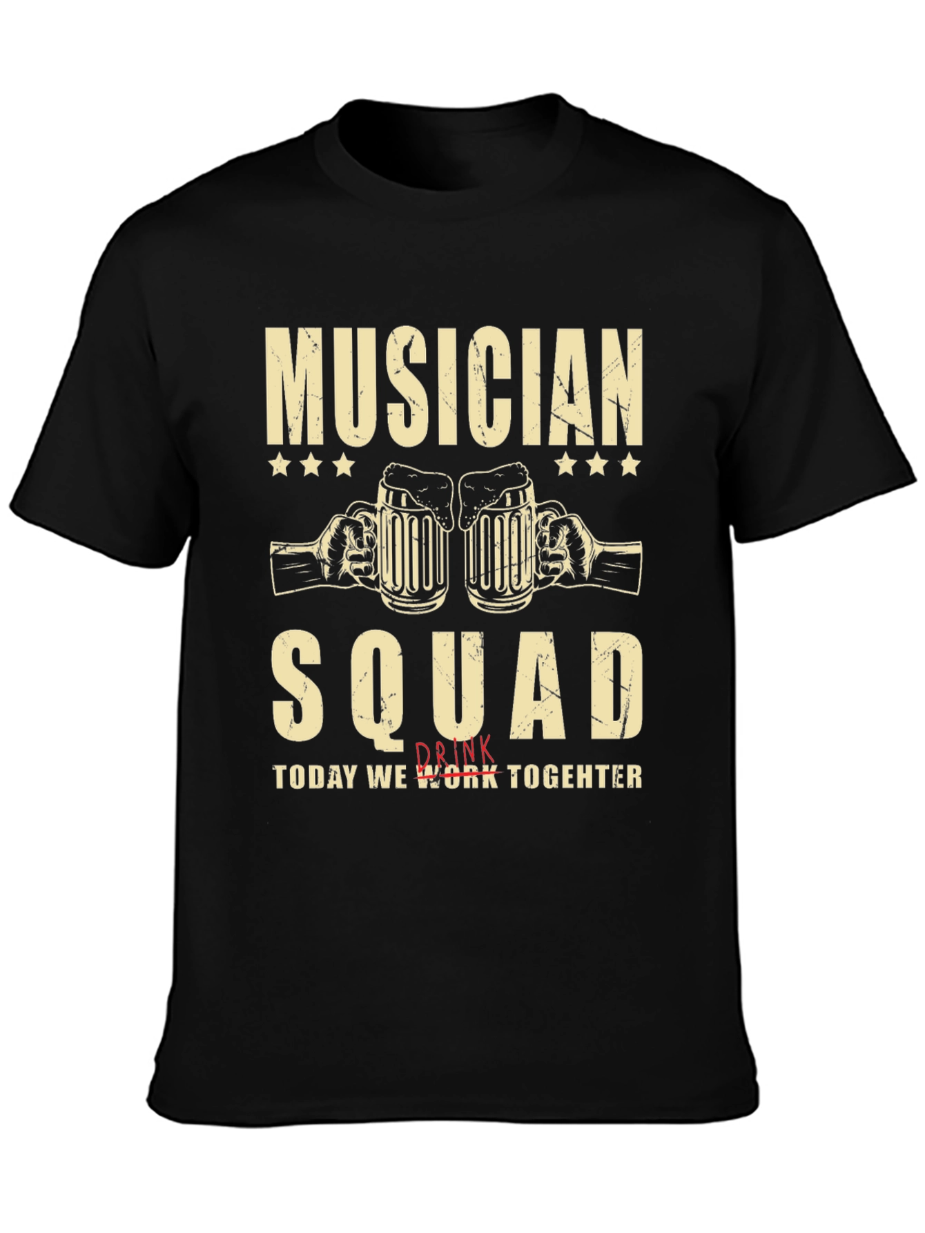 Musician Squad Black T-Shirt