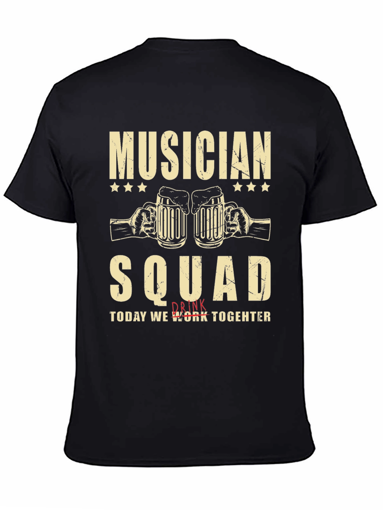 Musician Squad Black T-Shirt