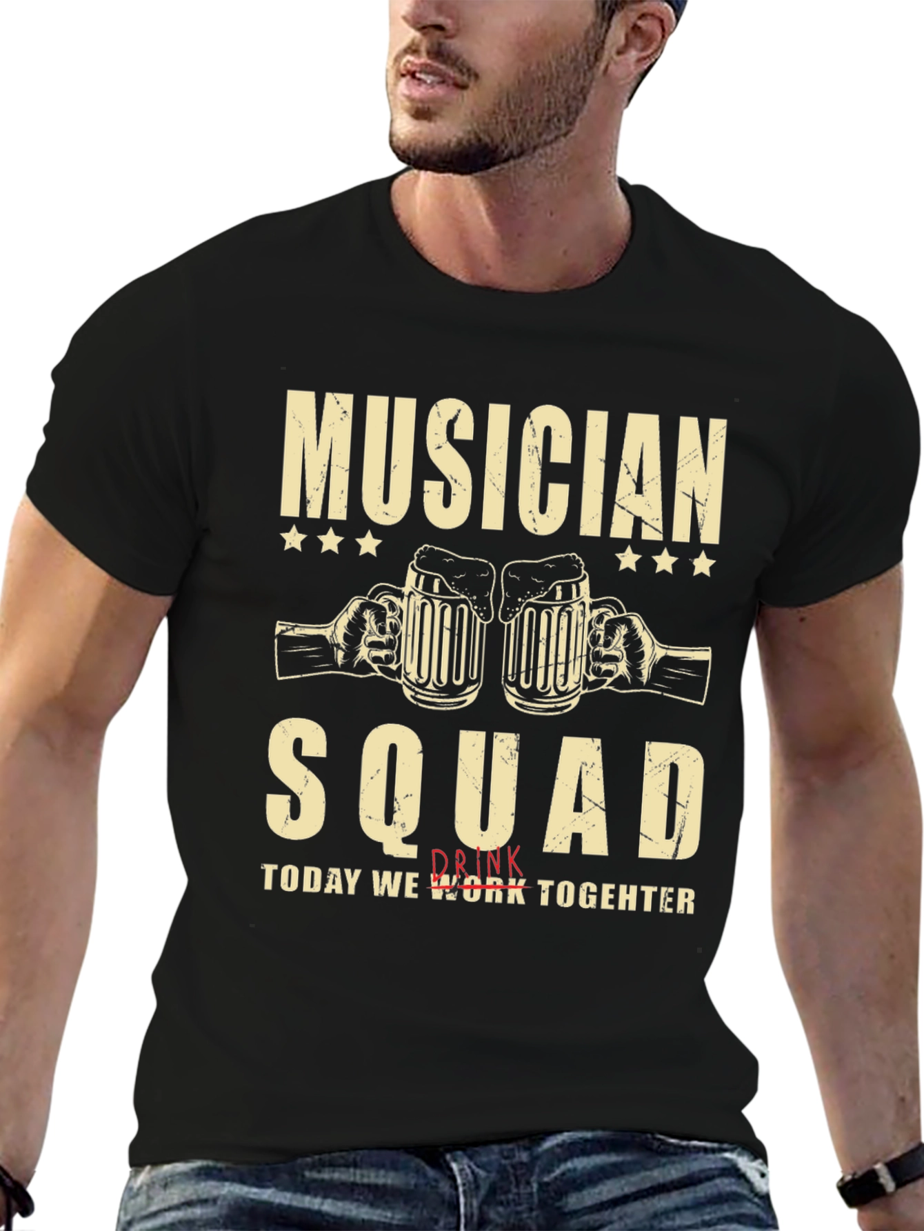 Musician Squad Black T-Shirt