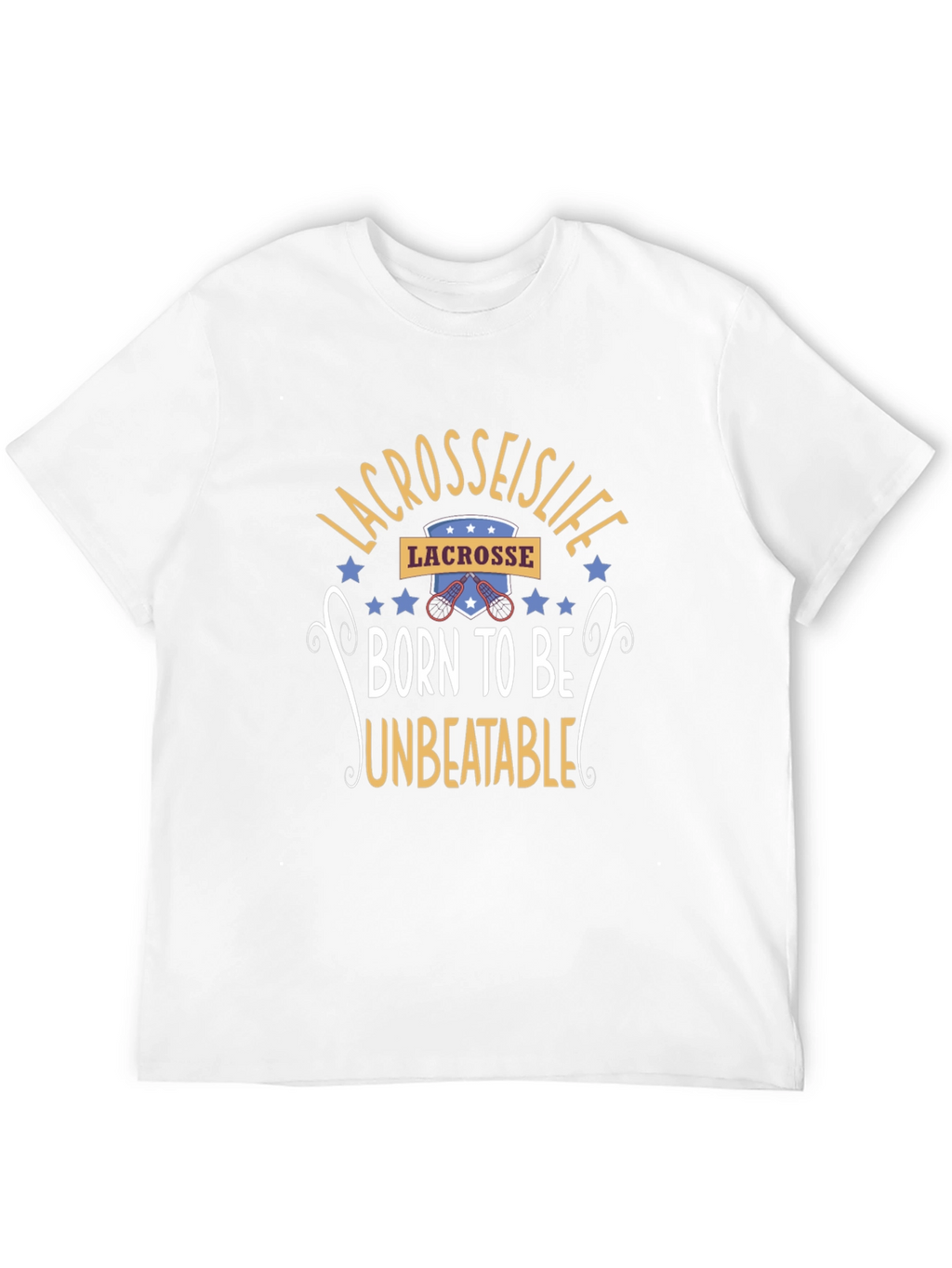 Lacrosse is Life Black T-Shirt