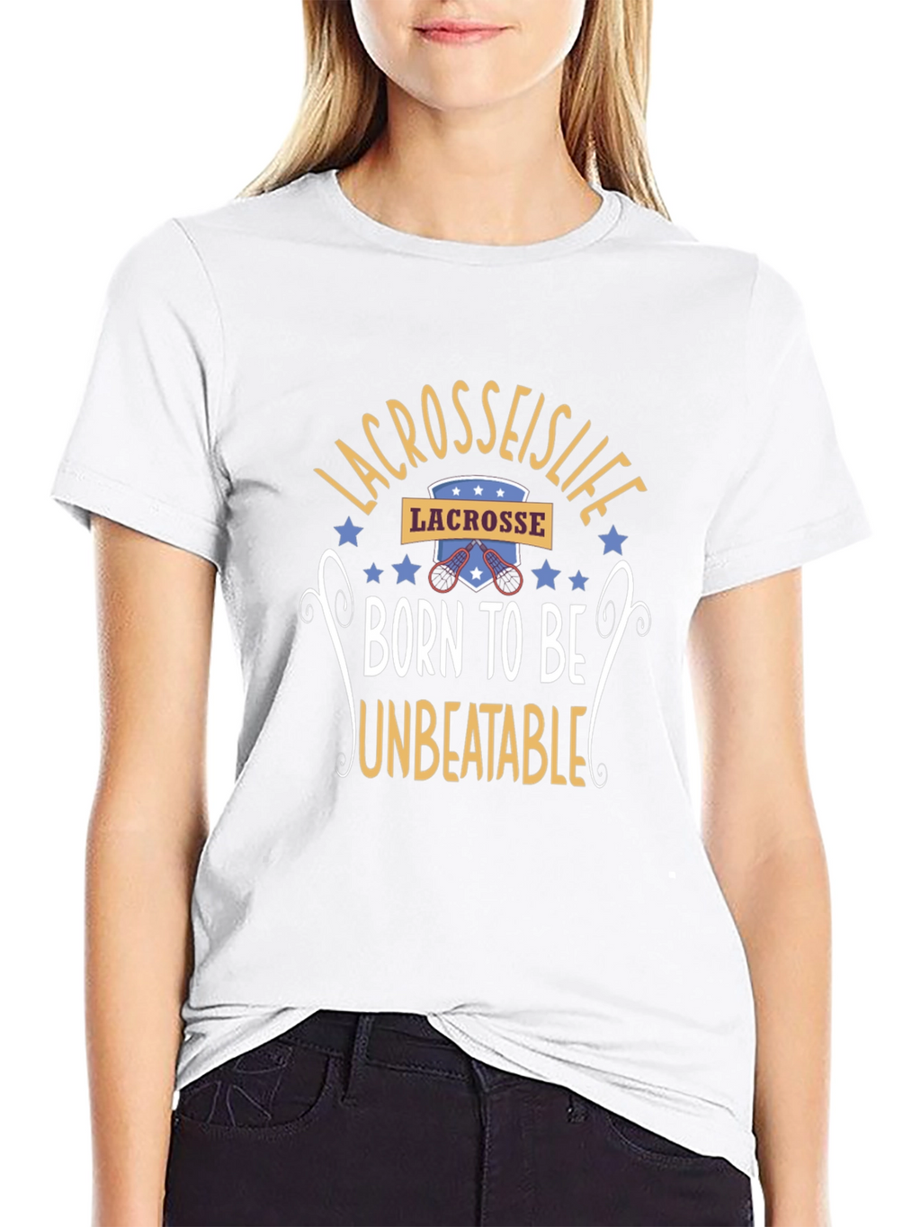 Lacrosse is Life Black T-Shirt