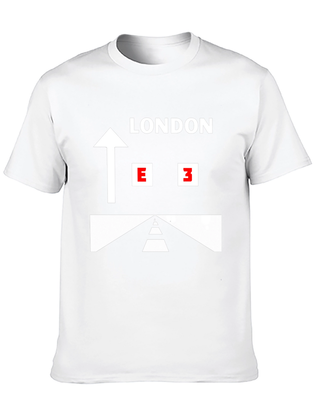 London E3 Direction Black Graphic T-Shirt