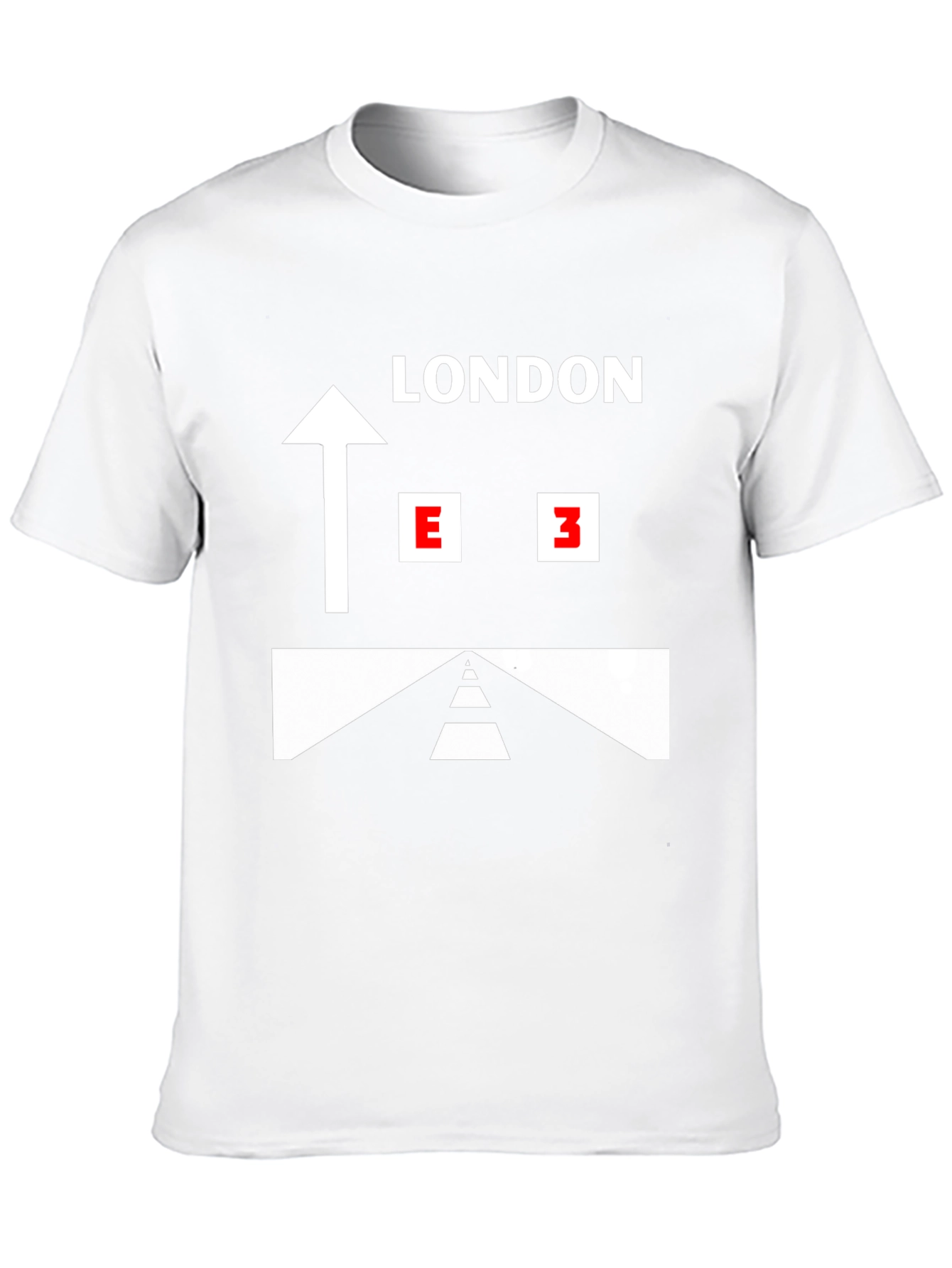 London E3 Direction Black Graphic T-Shirt