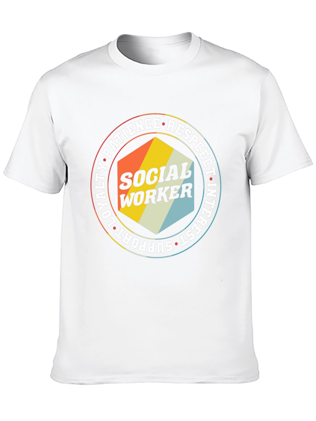 Social Worker T-Shirt - Retro Design