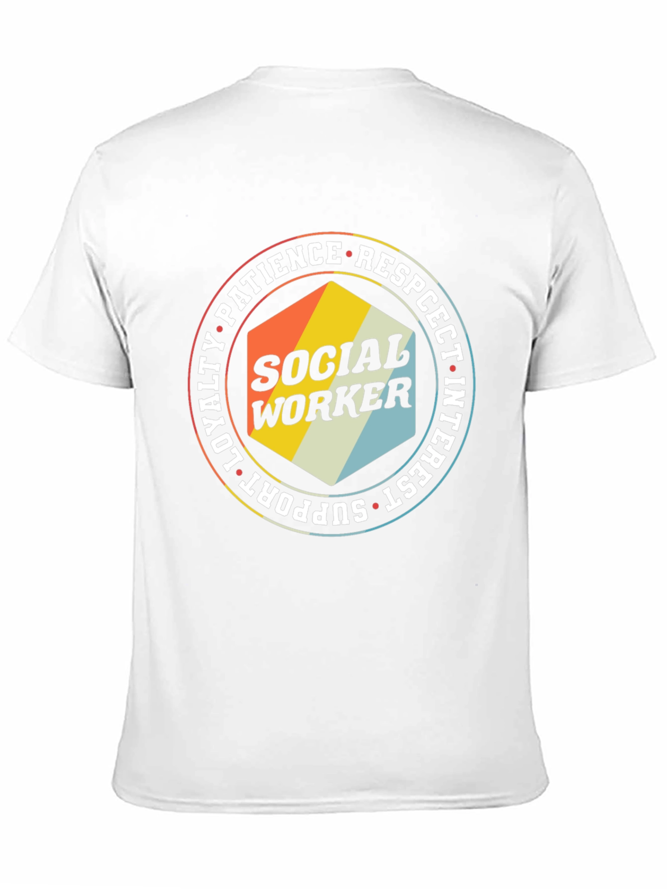 Social Worker T-Shirt - Retro Design