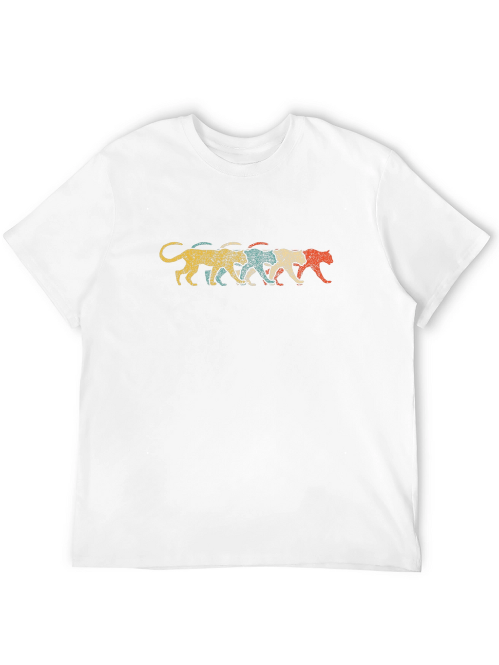 Retro Panther T-Shirt - Distressed Graphic Tee