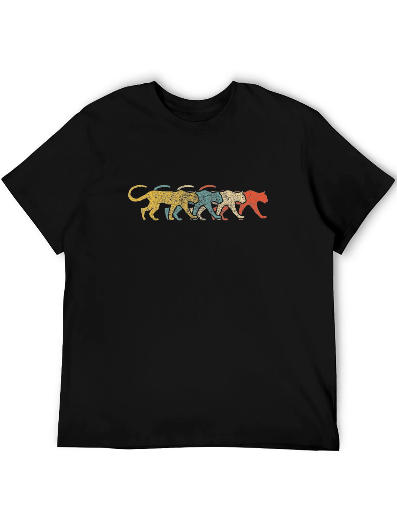 Retro Panther T-Shirt - Distressed Graphic Tee
