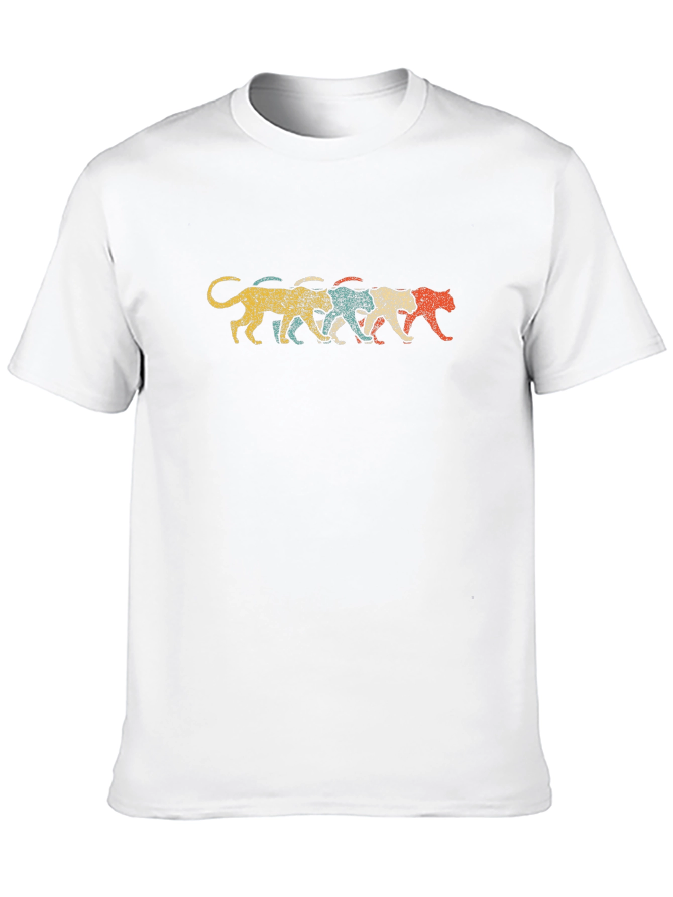 Retro Panther T-Shirt - Distressed Graphic Tee