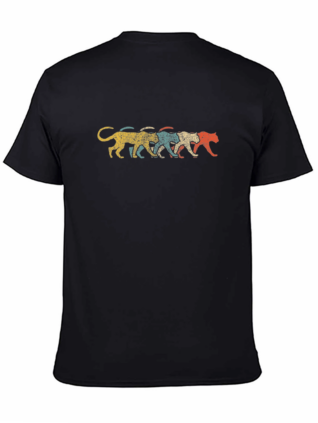 Retro Panther T-Shirt - Distressed Graphic Tee