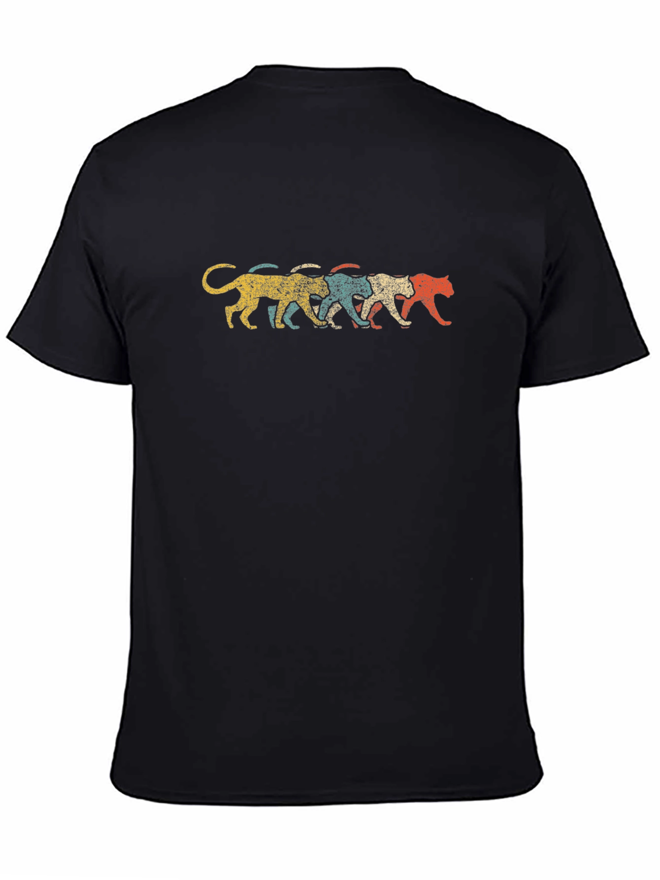 Retro Panther T-Shirt - Distressed Graphic Tee