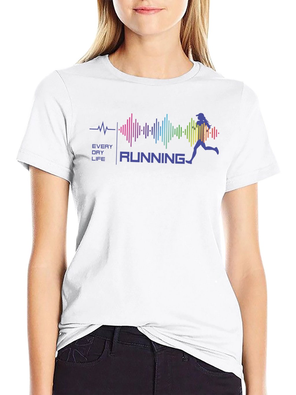 Every Day Life Running Black T-Shirt