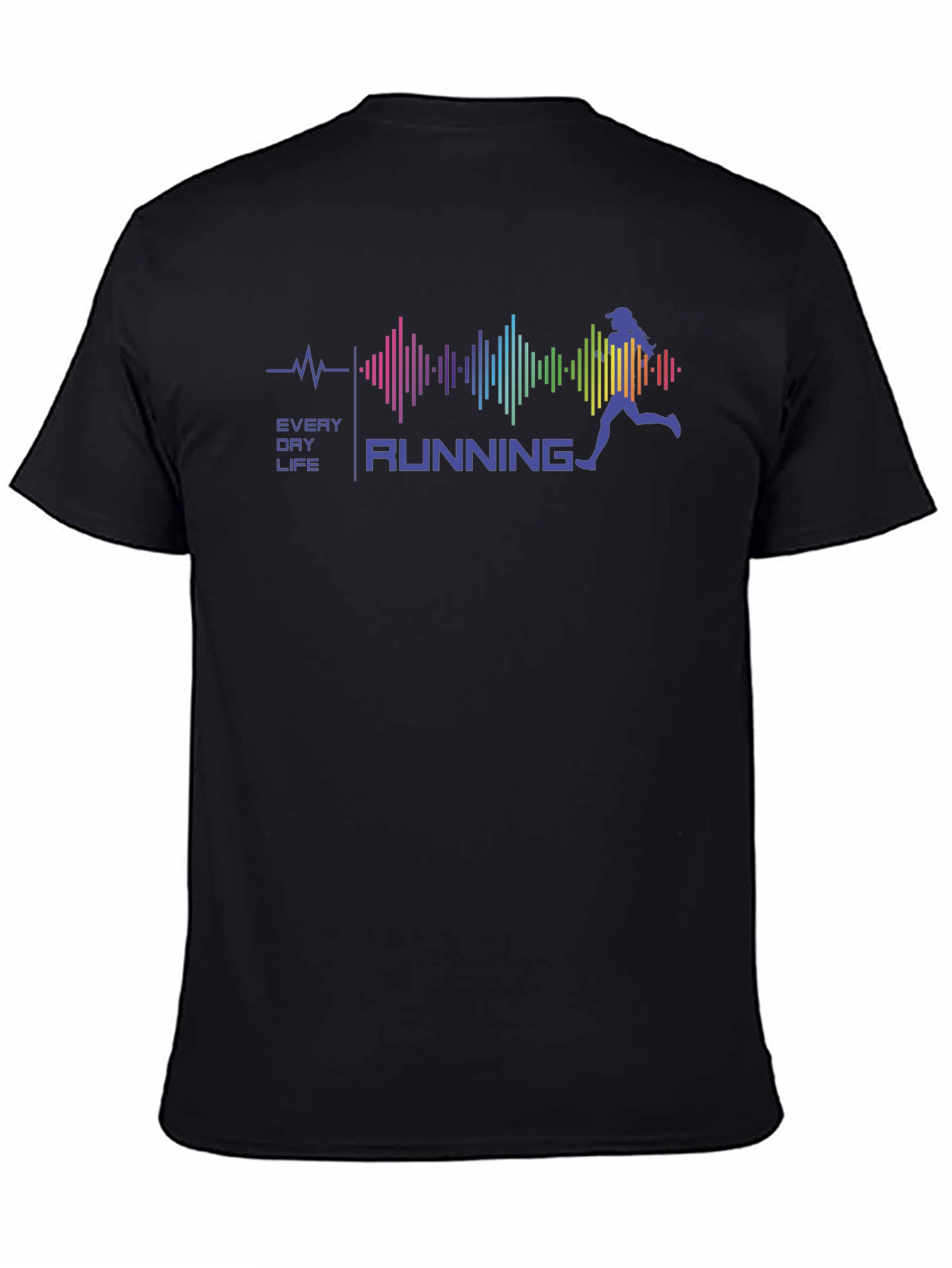 Every Day Life Running Black T-Shirt