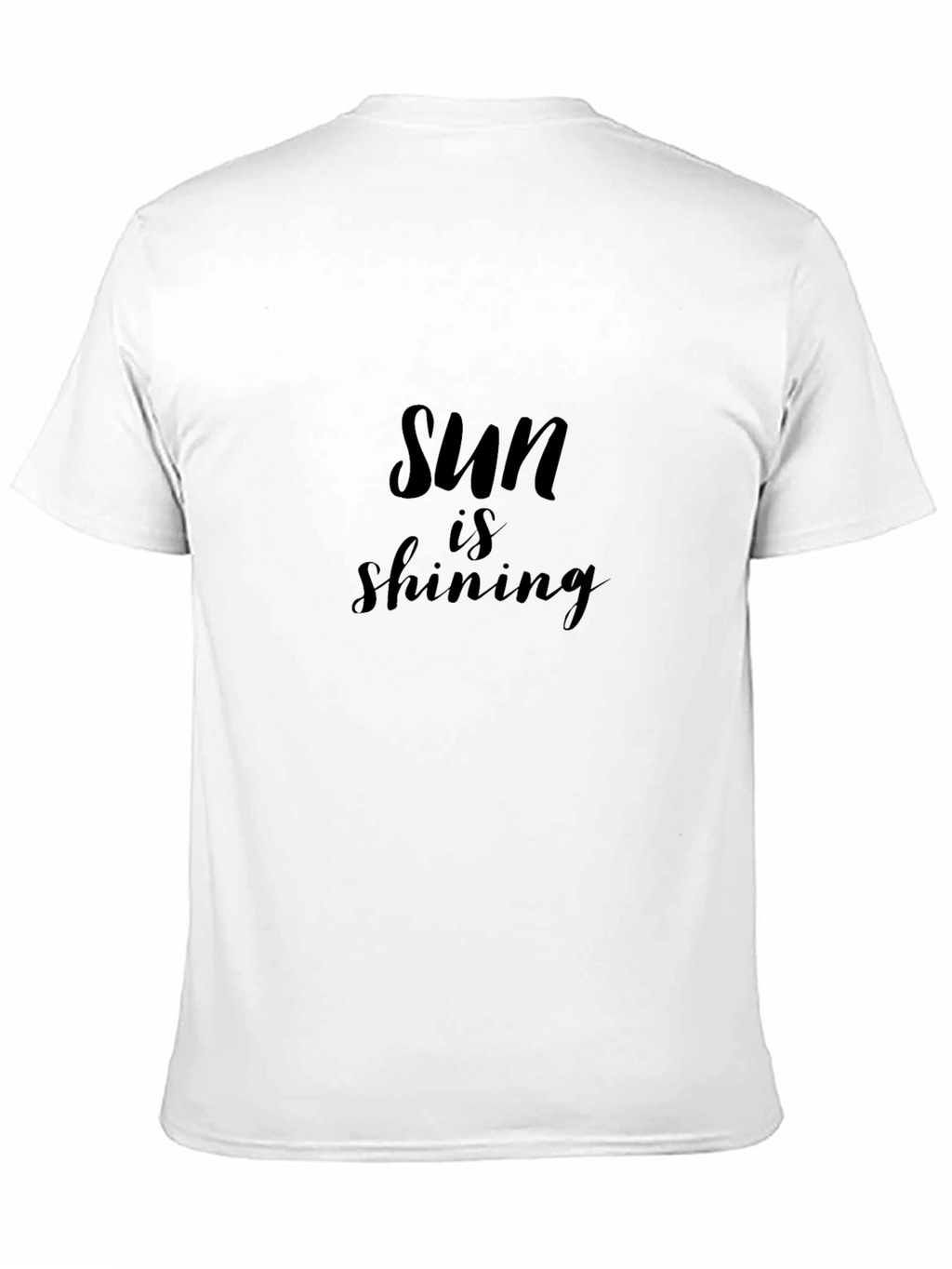 Sun is Shining Graphic T-Shirt - Stylish Black Tee