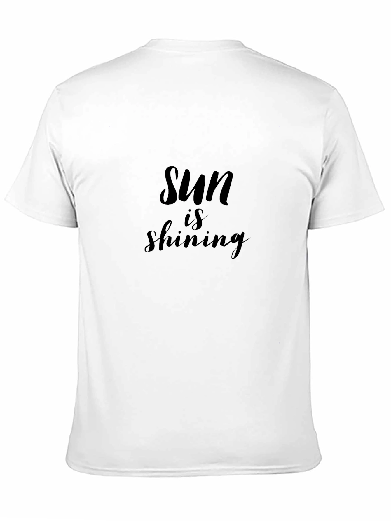 Sun is Shining Graphic T-Shirt - Stylish Black Tee