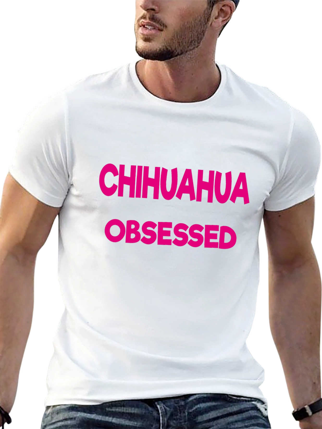 Chihuahua Obsessed Graphic Tee - Black