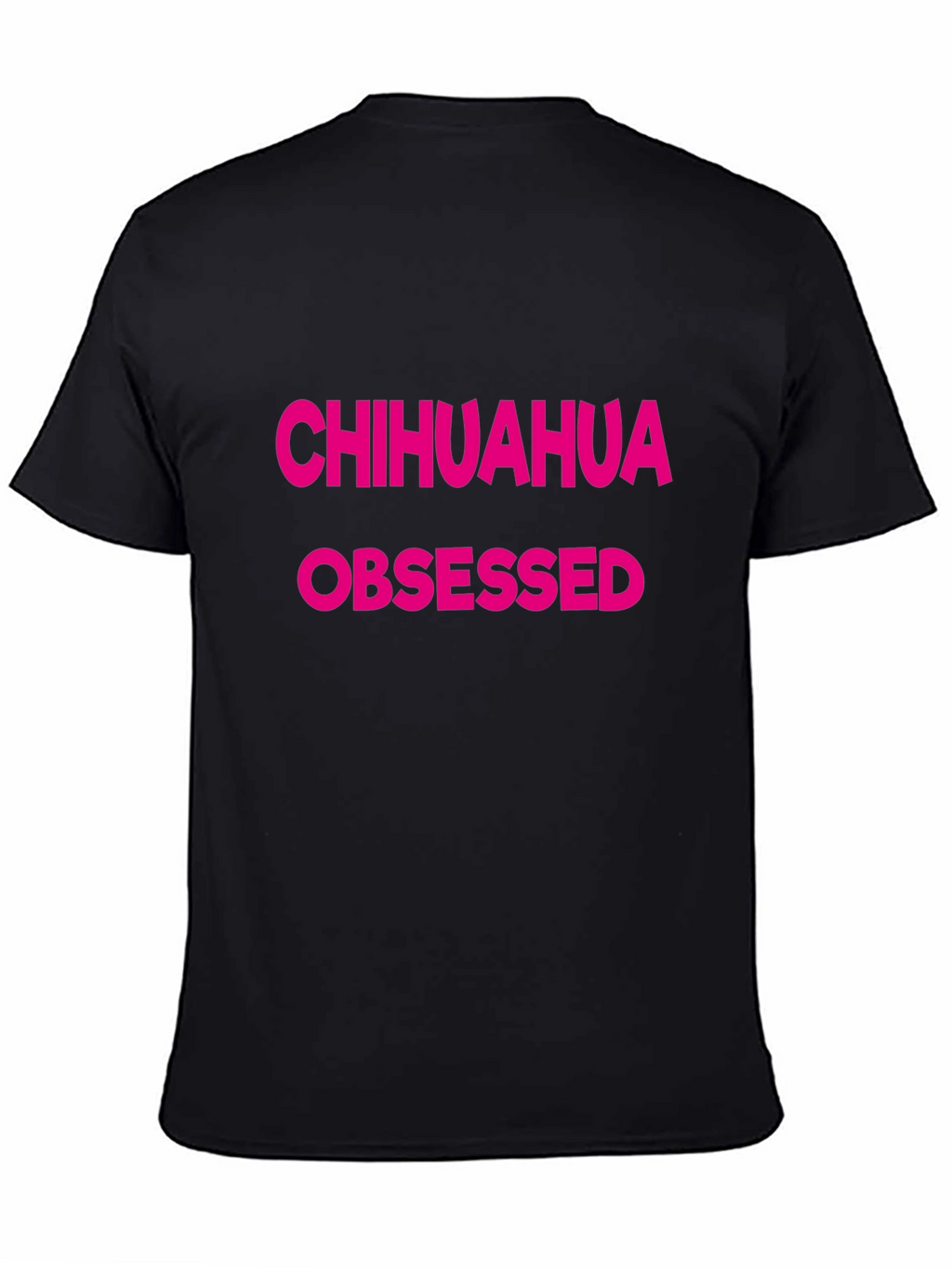 Chihuahua Obsessed Graphic Tee - Black