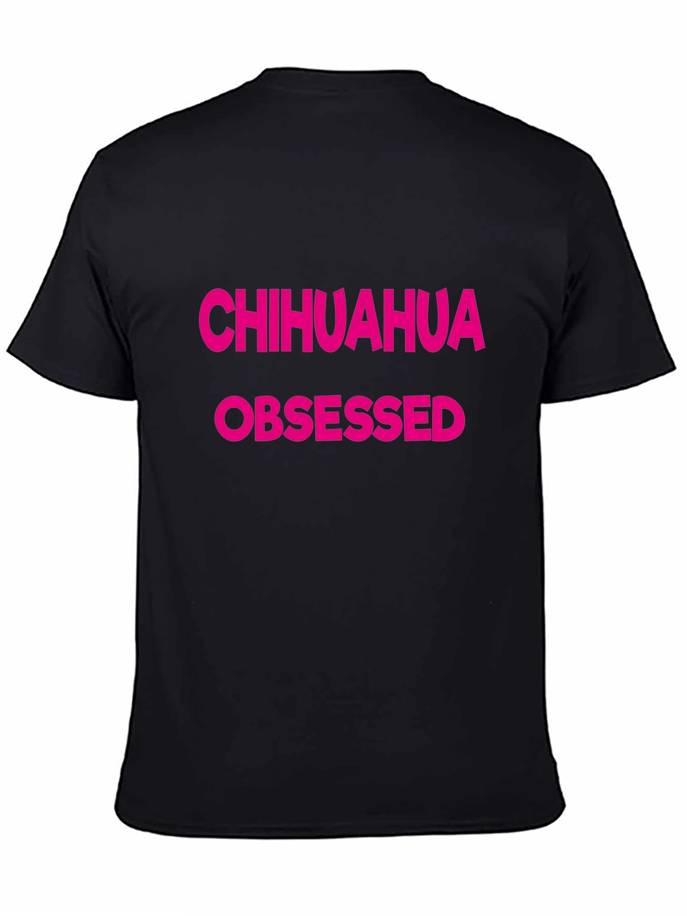 Chihuahua Obsessed Graphic Tee - Black