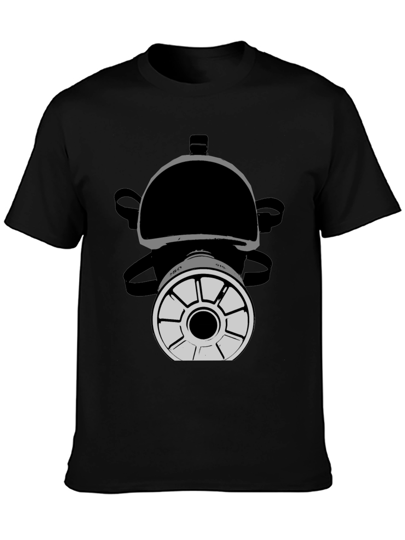 Gas Mask Graphic Tee - Bold Statement Shirt