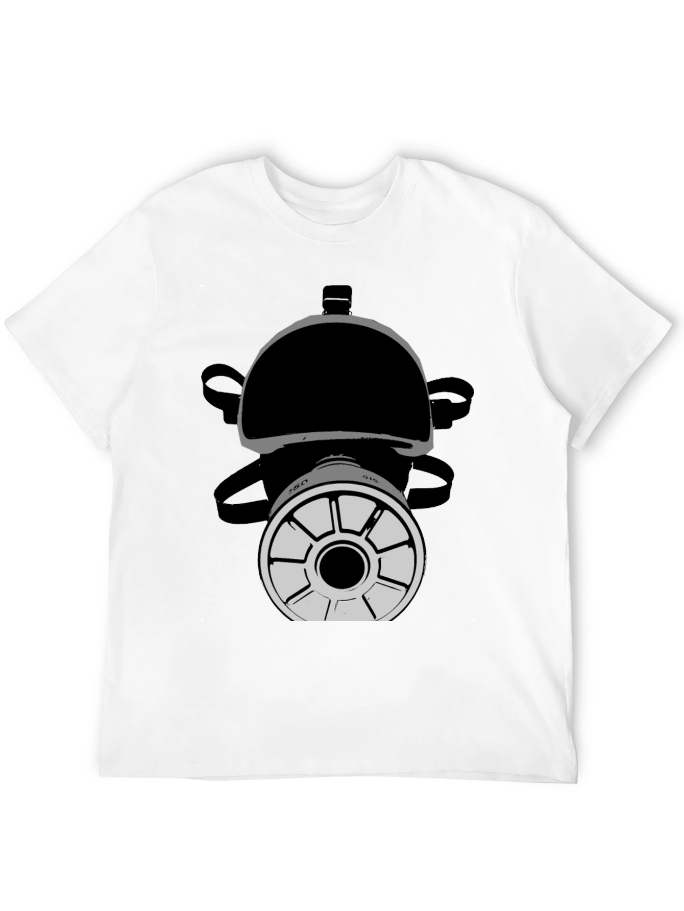 Gas Mask Graphic Tee - Bold Statement Shirt