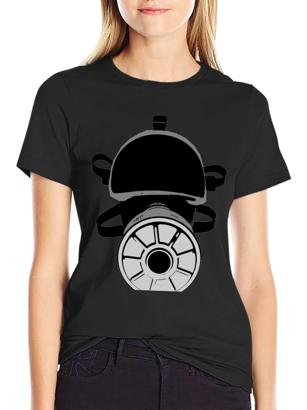 Gas Mask Graphic Tee - Bold Statement Shirt