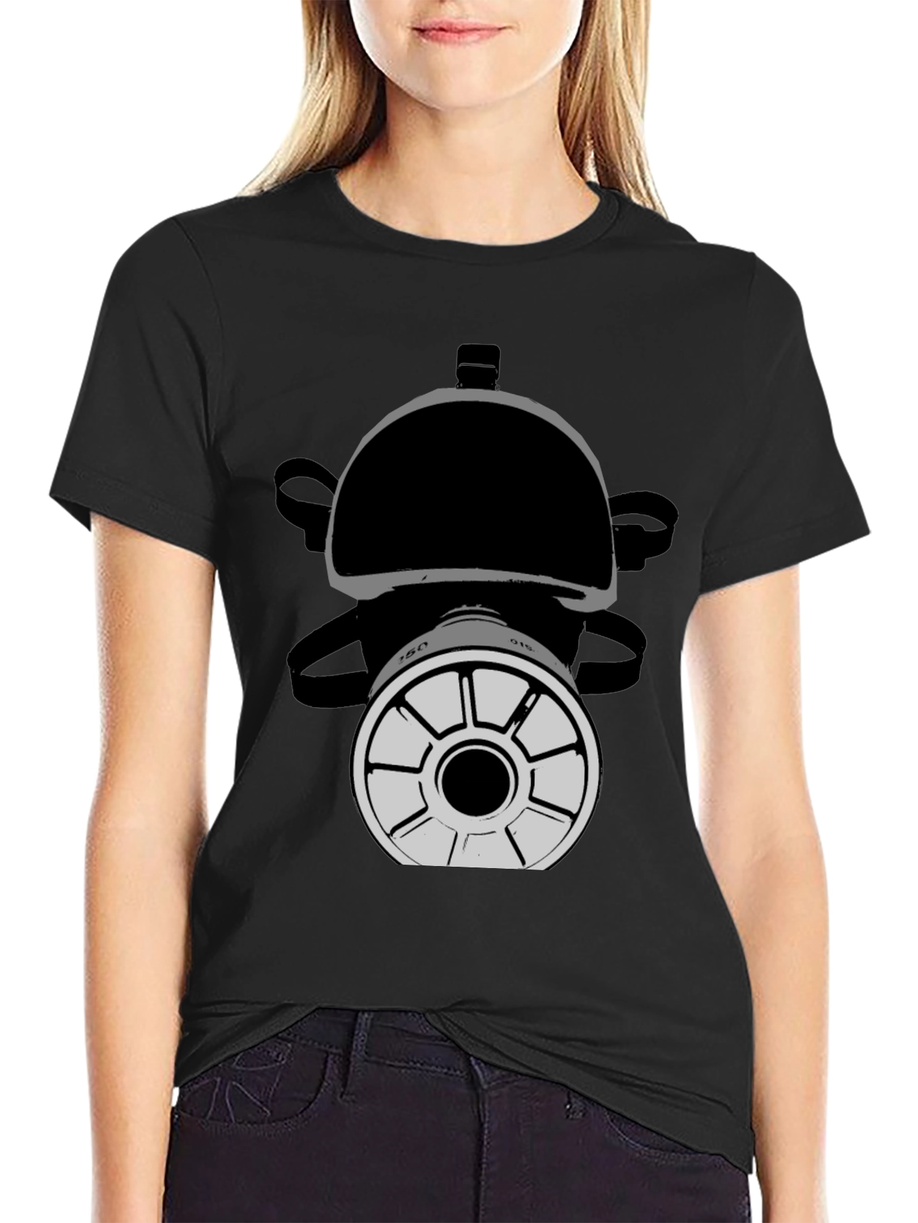 Gas Mask Graphic Tee - Bold Statement Shirt