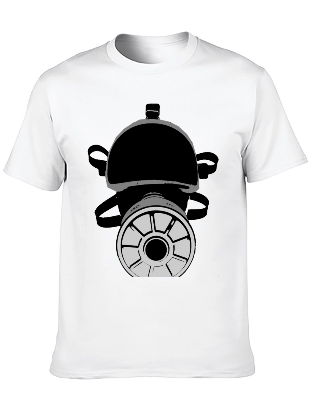 Gas Mask Graphic Tee - Bold Statement Shirt