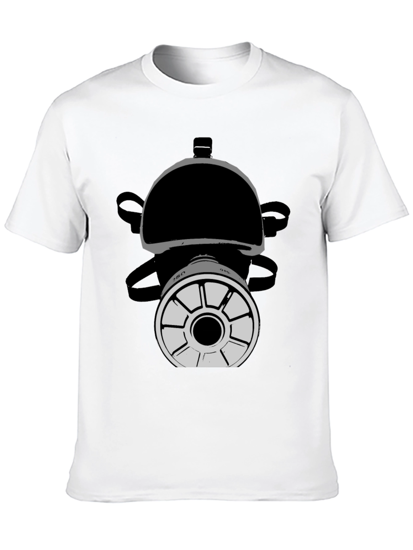 Gas Mask Graphic Tee - Bold Statement Shirt