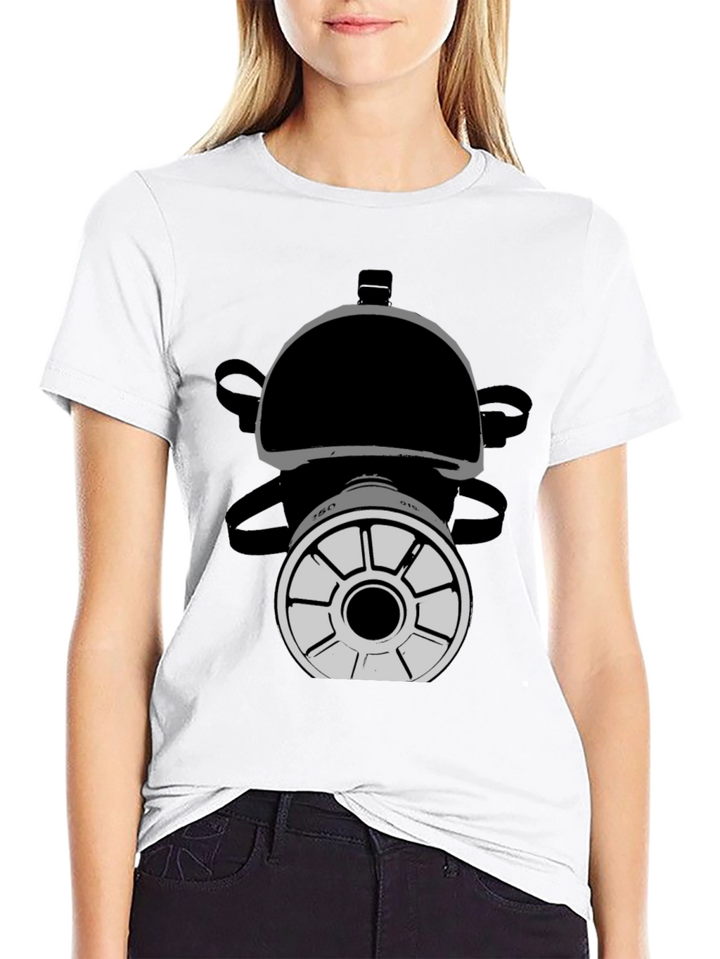 Gas Mask Graphic Tee - Bold Statement Shirt