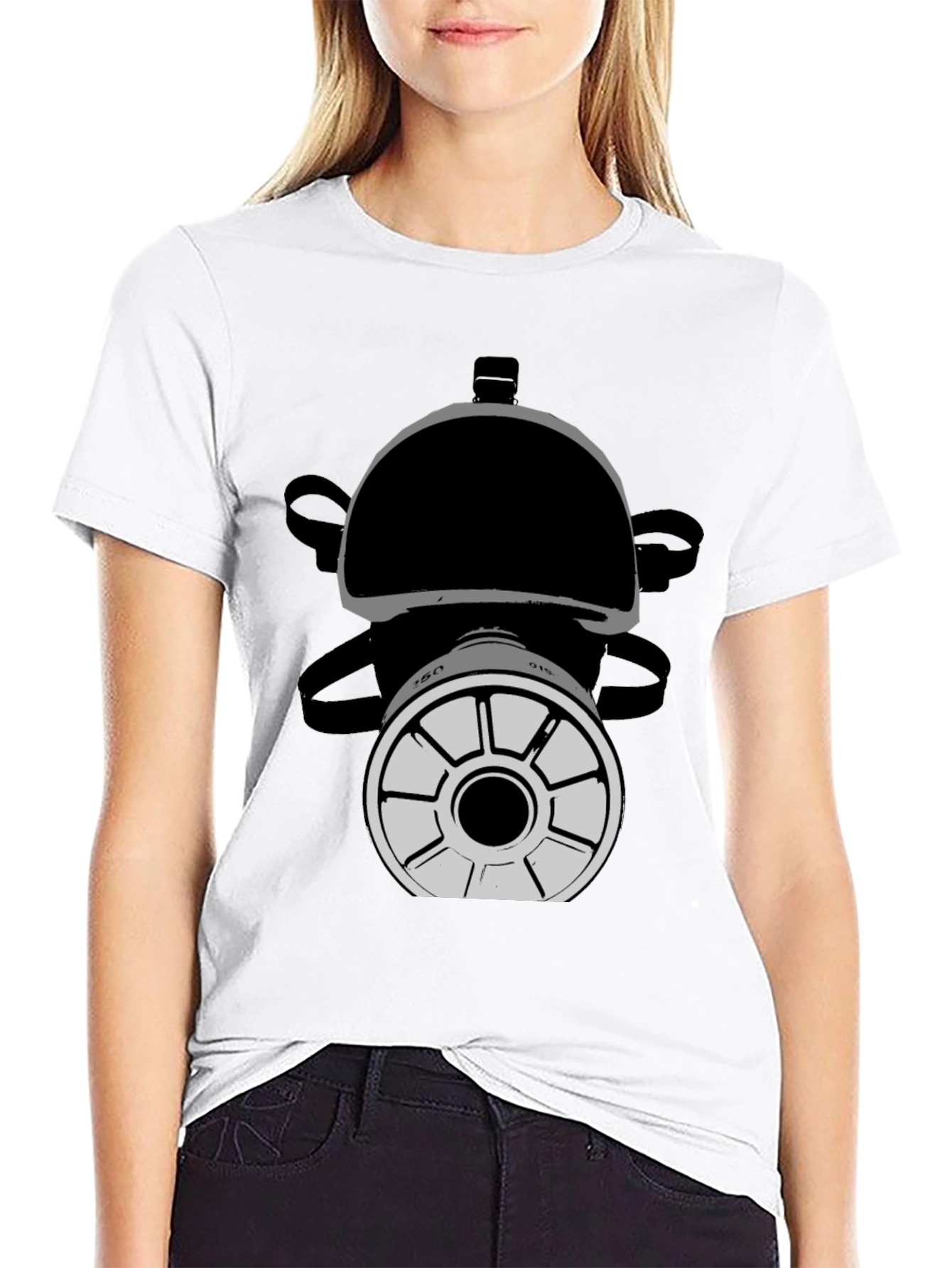 Gas Mask Graphic Tee - Bold Statement Shirt