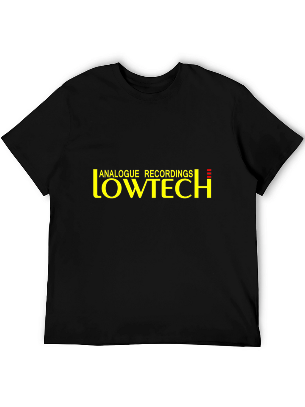 Analogue Recordings Lowtech Black T-Shirt