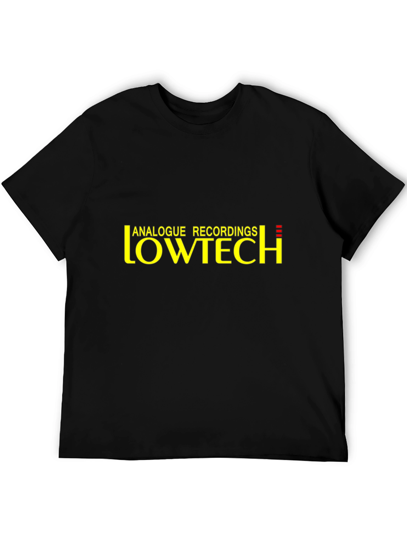 Analogue Recordings Lowtech Black T-Shirt