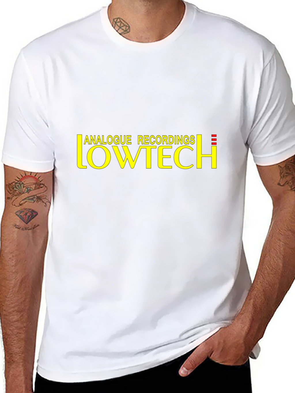 Analogue Recordings Lowtech Black T-Shirt