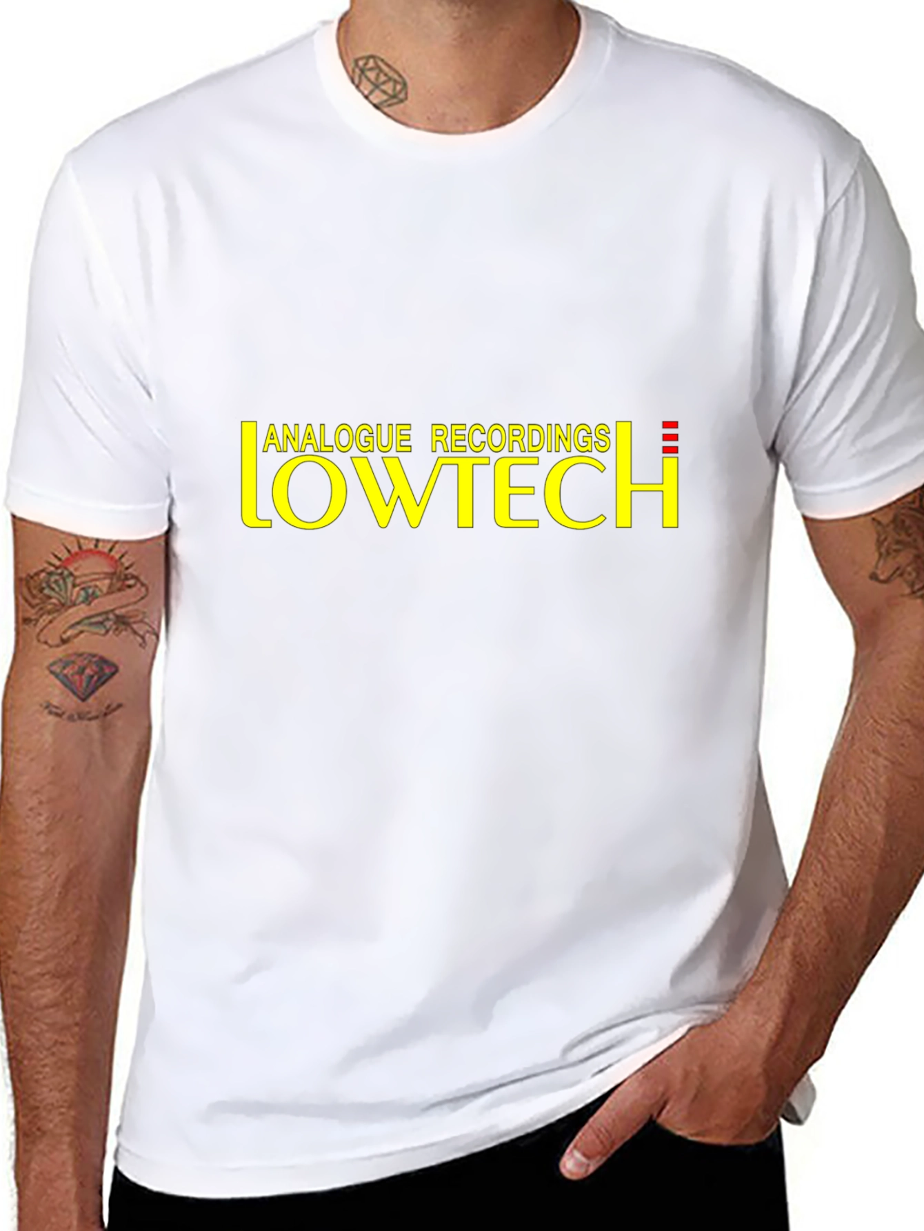 Analogue Recordings Lowtech Black T-Shirt