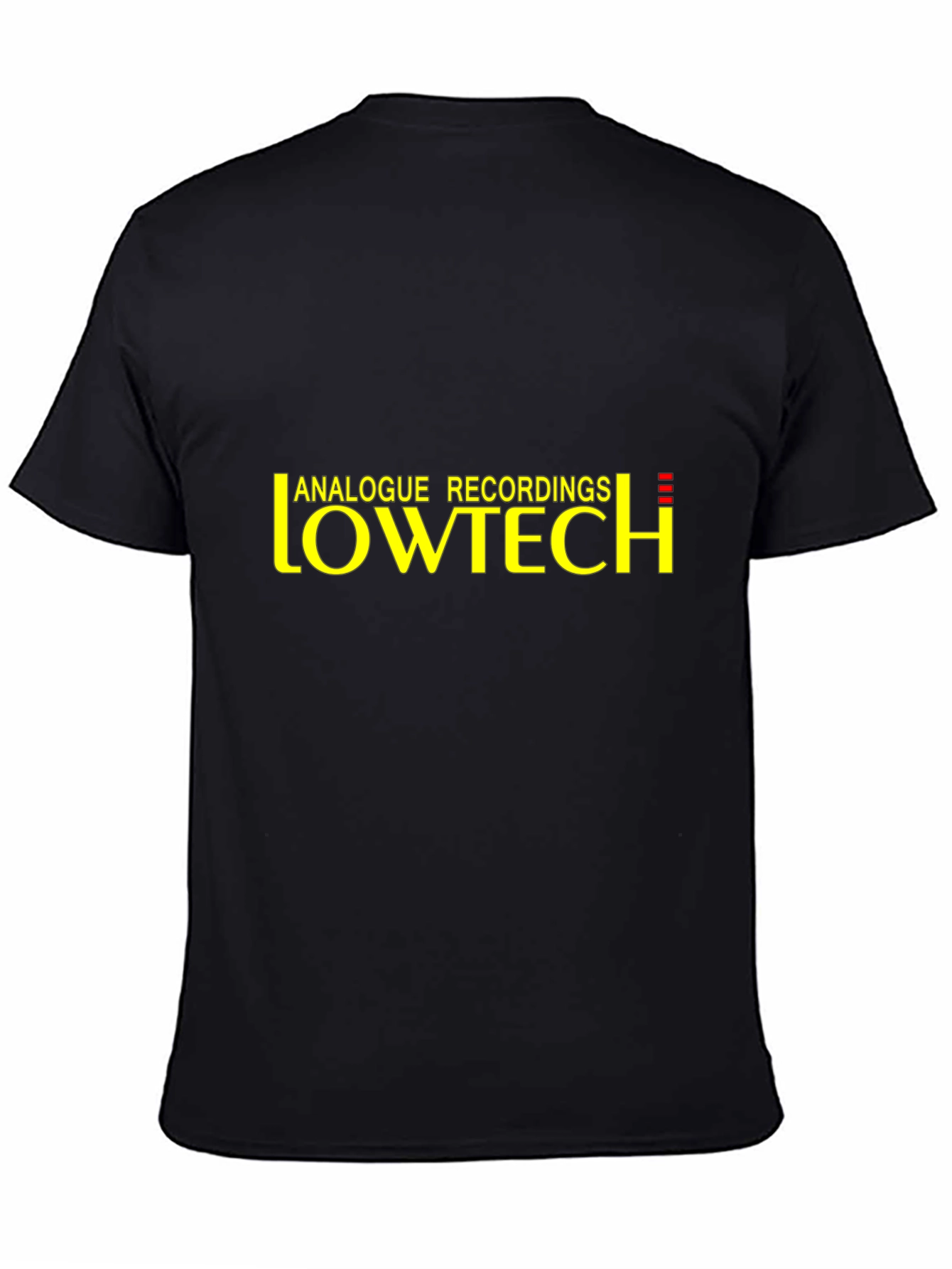 Analogue Recordings Lowtech Black T-Shirt