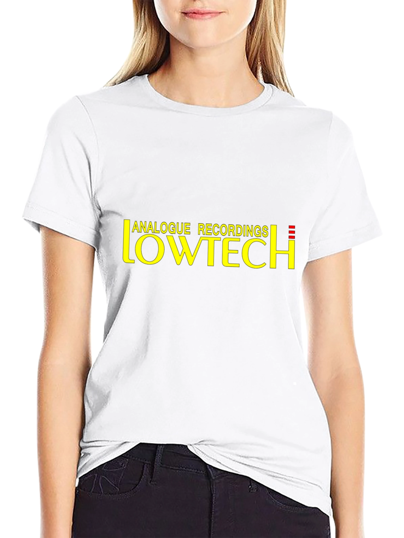 Analogue Recordings Lowtech Black T-Shirt