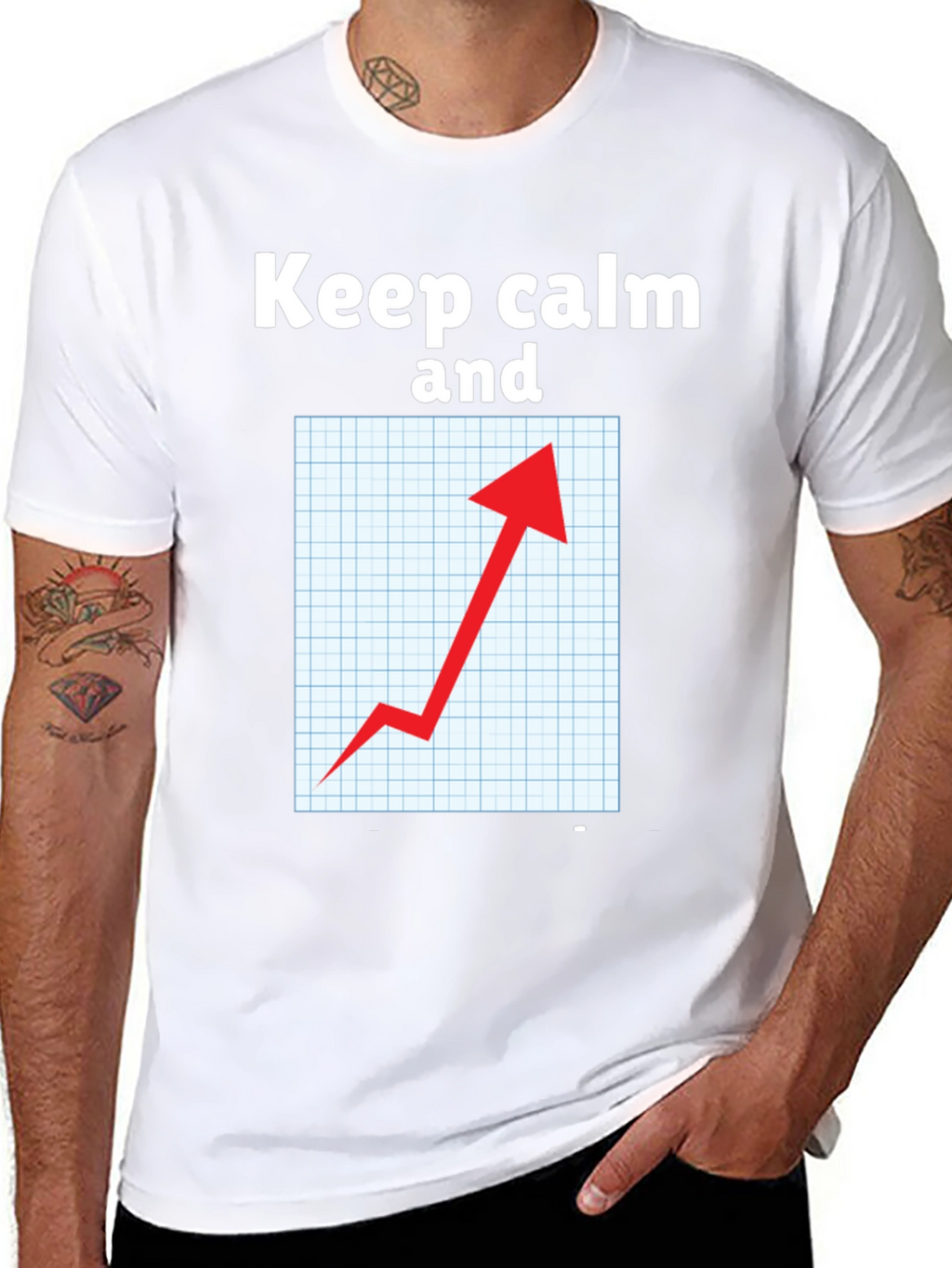 Keep Calm Graph Up T-Shirt