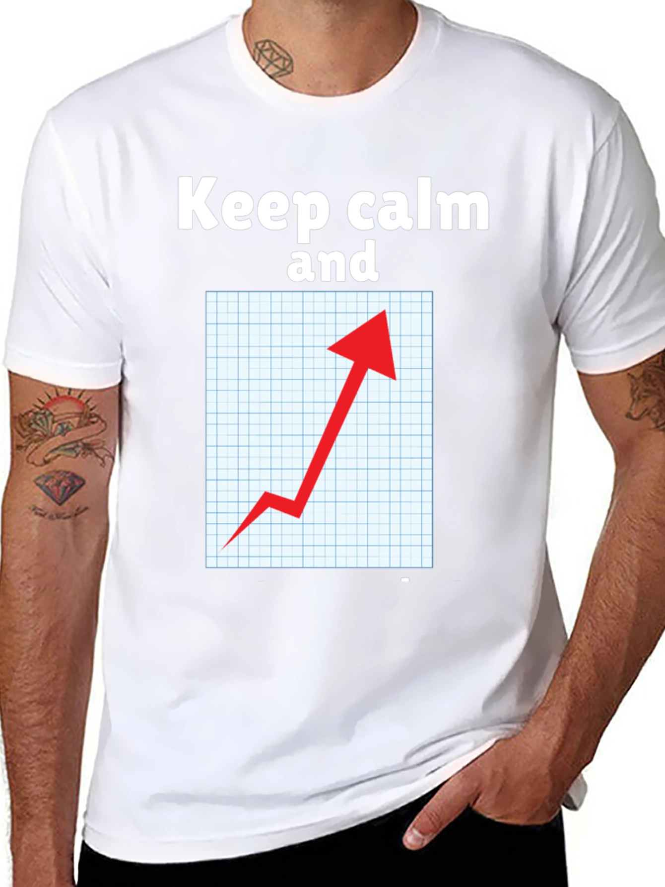 Keep Calm Graph Up T-Shirt