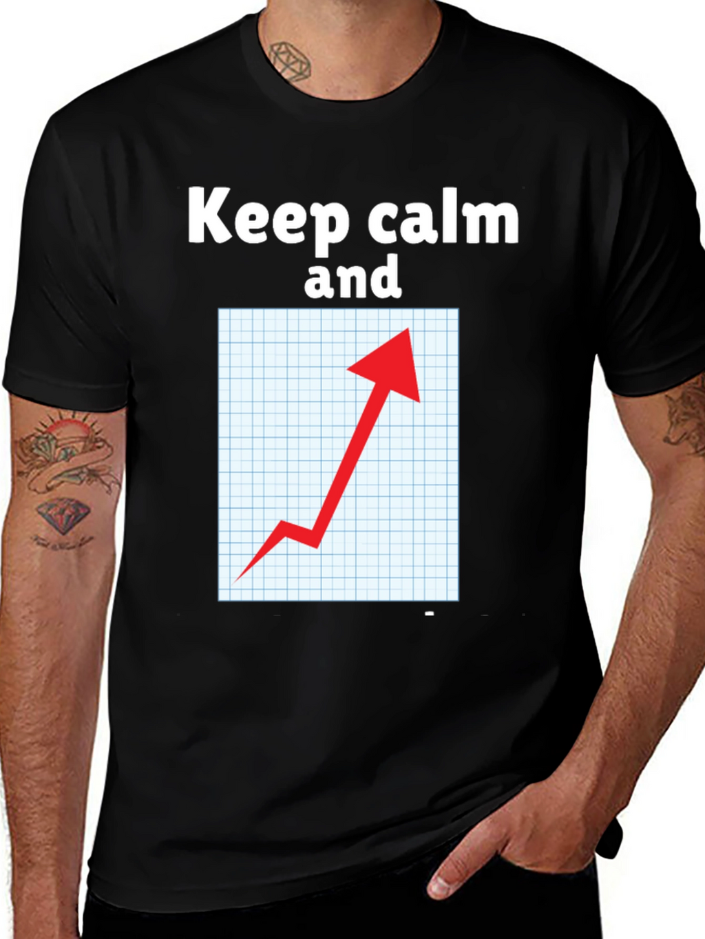 Keep Calm Graph Up T-Shirt